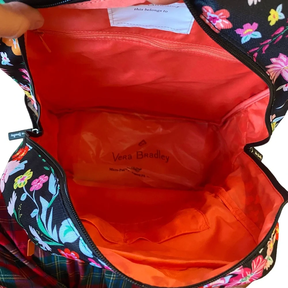 HP 🥳 🆕 VERA BRADLEY  | TANGERINE TWIST LIGHTEN UP ESSENTIAL LARGE BACKPACK